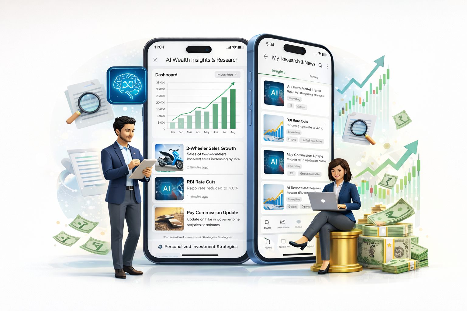 Open Demat Account hero illustration